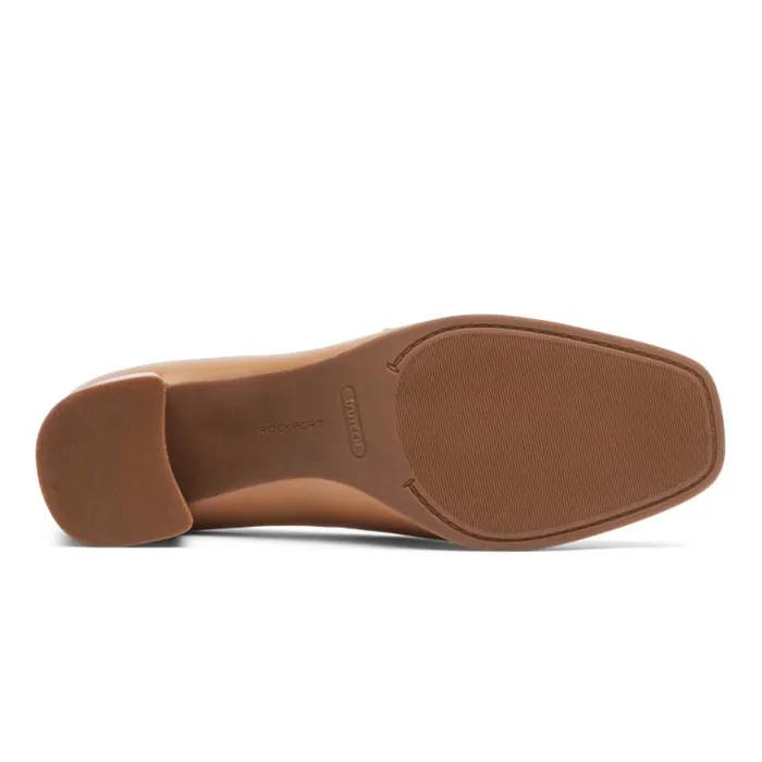 Women Rockport Heels Violetta Mary Jane Mocha Latte Leather Women Rockport Heels Violetta Mary Jane Mocha Latte Leather