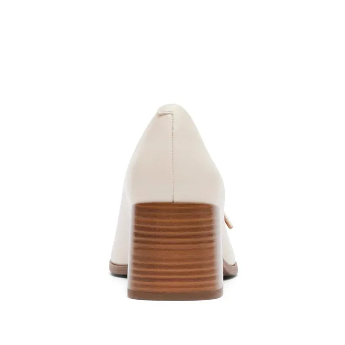 Women Rockport Heels Violetta Mary Jane Vanilla Leather Women Rockport Heels Violetta Mary Jane Vanilla Leather