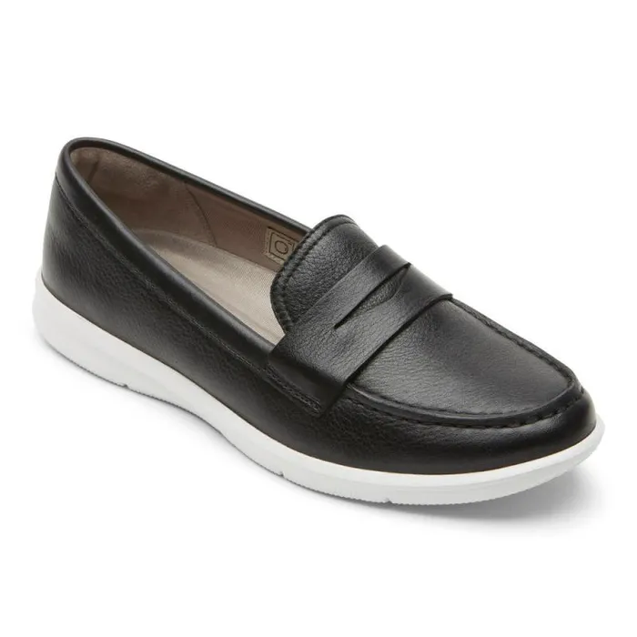 Women Rockport Loafers Ayva Washable Penny Loafer Black