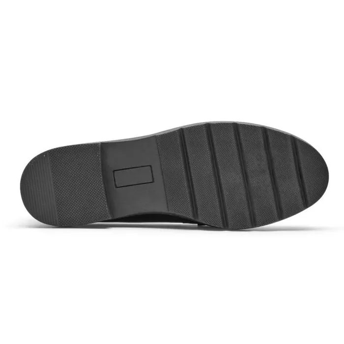 Women Rockport Loafers Kacey Penny Loafer Black Leather