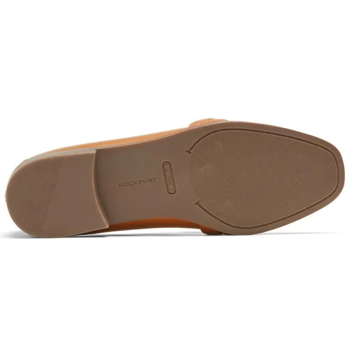 Women Rockport Loafers Susana Woven Chain Loafer Honey Lthr