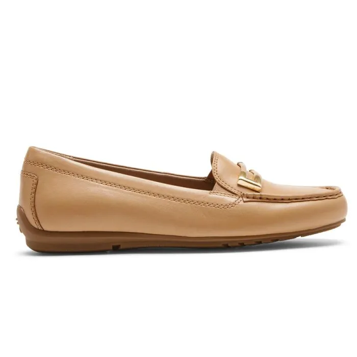 Women Rockport Loafers Total Motion Driver Ornament Loafer Macadamia