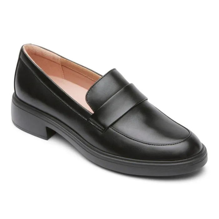 Women Rockport Loafers Total Motion Lennox Loafer Black