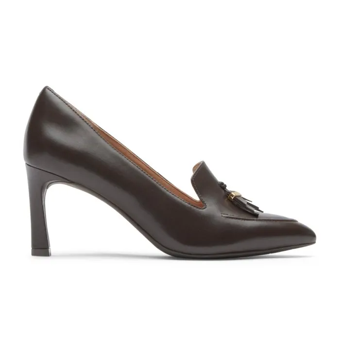 Women Rockport Loafers Total Motion Sheehan Orn Loaf Coffee Bean Leather Women Rockport Loafers Total Motion Sheehan Orn Loaf Coffee Bean Leather