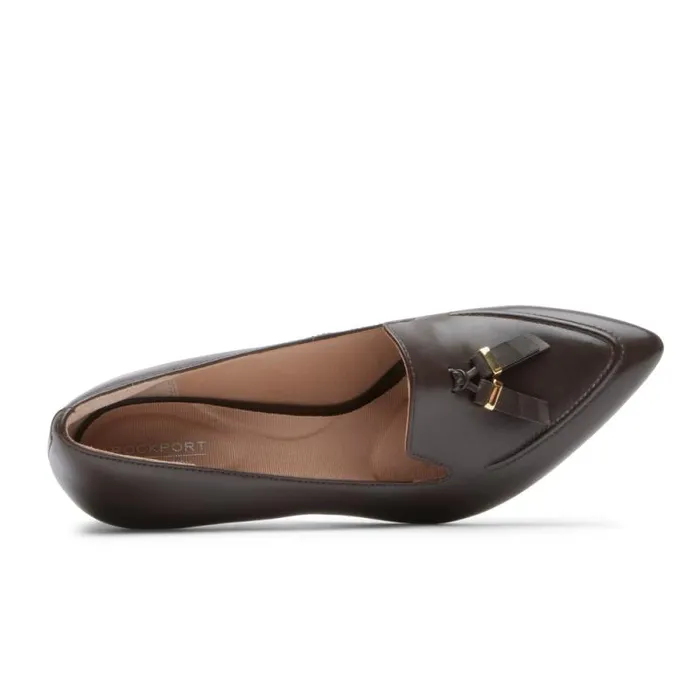 Women Rockport Loafers Total Motion Sheehan Orn Loaf Coffee Bean Leather Women Rockport Loafers Total Motion Sheehan Orn Loaf Coffee Bean Leather