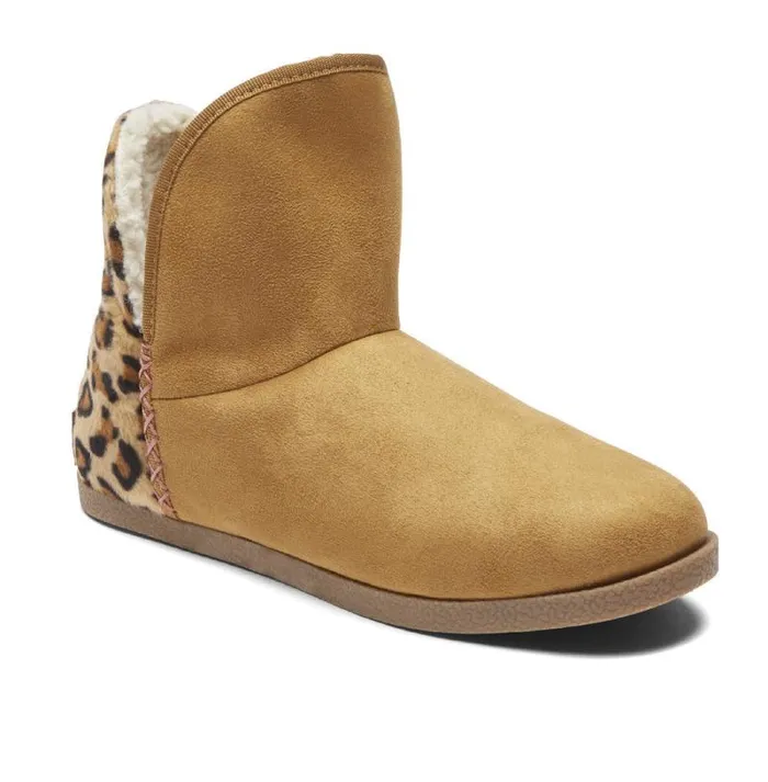 Women Rockport Loafers TruTECH Veda Slipper Boot Leopard