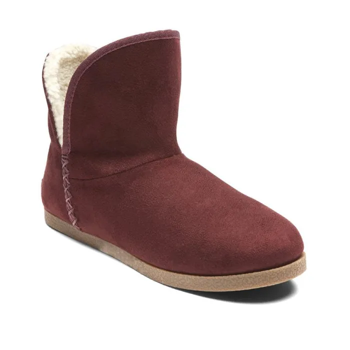 Women Rockport Loafers TruTECH Veda Slipper Boot Merlot