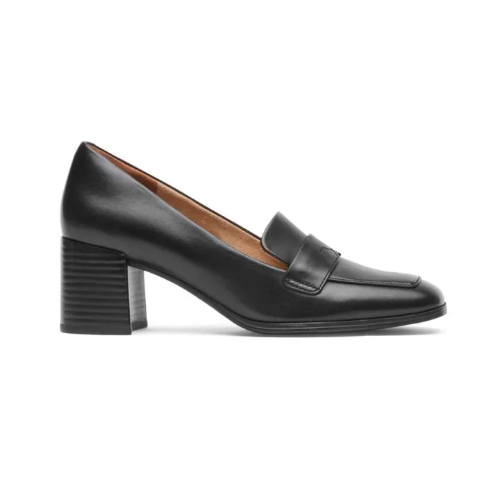 Women Rockport Loafers Violetta Loafer Black Lthr Women Rockport Loafers Violetta Loafer Black Lthr