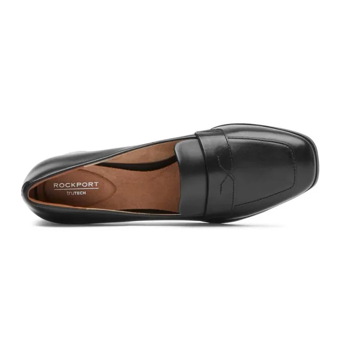Women Rockport Loafers Violetta Loafer Black Lthr Women Rockport Loafers Violetta Loafer Black Lthr