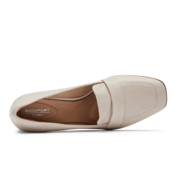 Women Rockport Loafers Violetta Loafer Vanilla Leather Women Rockport Loafers Violetta Loafer Vanilla Leather