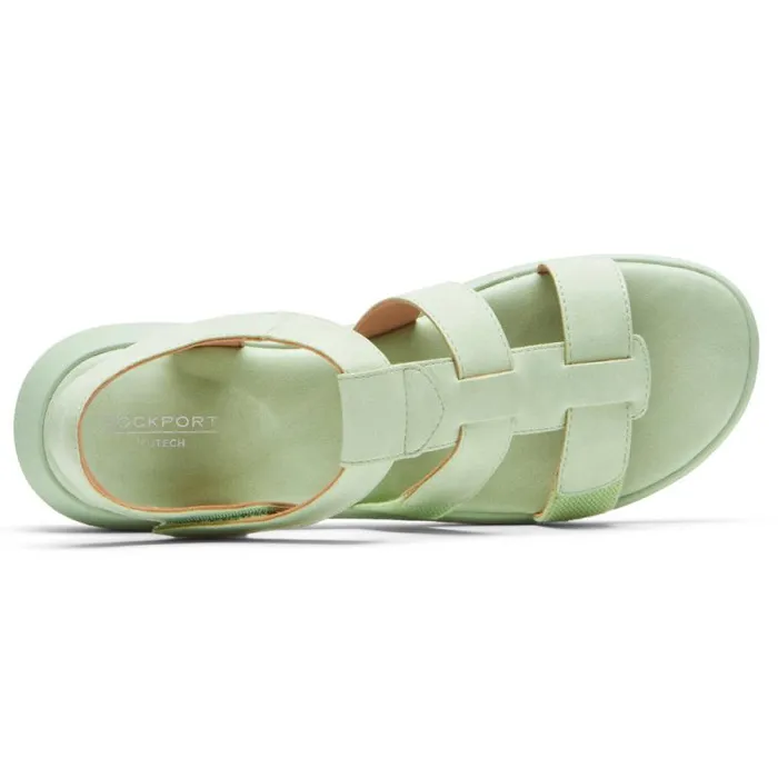 Women Rockport Sandals and Wedges Abbie TStrap Sandal Celery