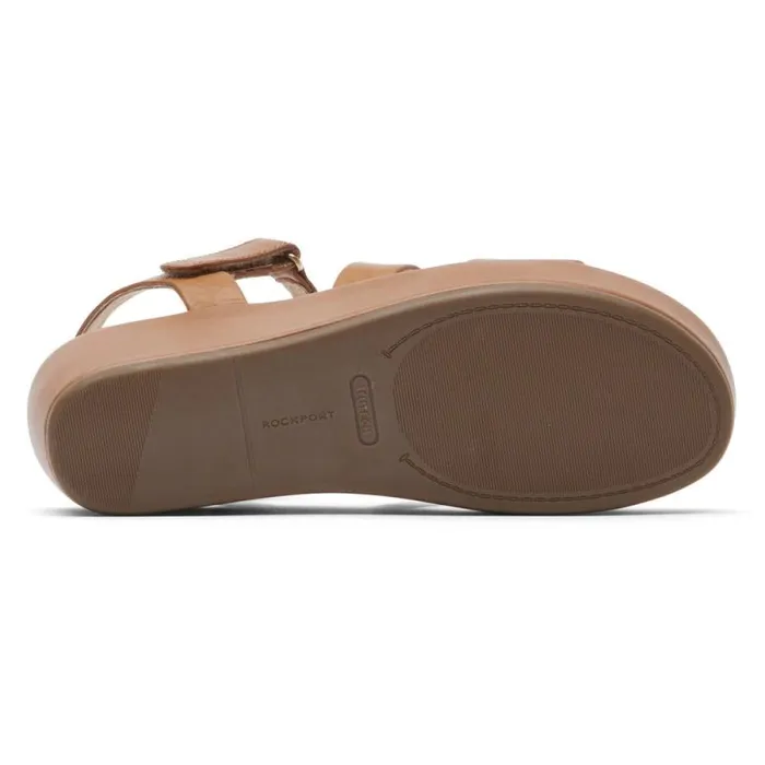 Women Rockport Sandals and Wedges Aubriella Sandal Tan