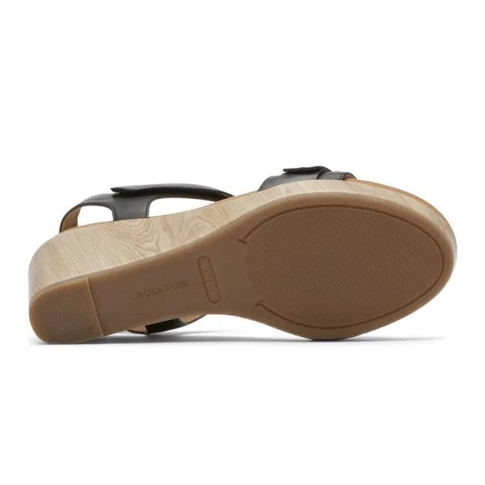 Women Rockport Sandals and Wedges Briah Sandal Black