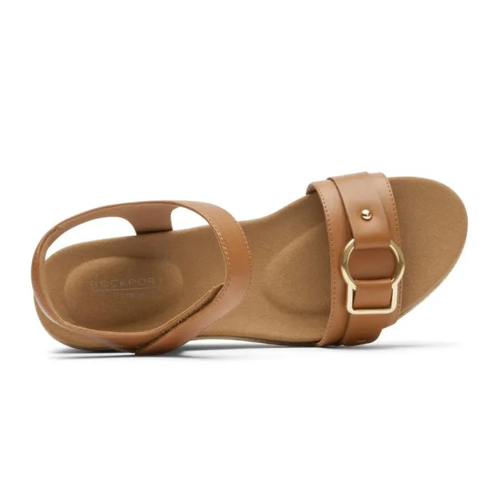 Women Rockport Sandals and Wedges Briah Sandal Tan