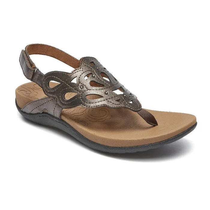 Women Rockport Sandals and Wedges Ridge Slingback Sandal Bronze