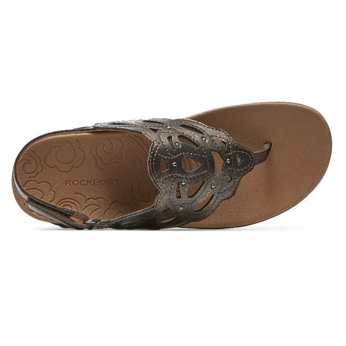 Women Rockport Sandals and Wedges Ridge Slingback Sandal Bronze
