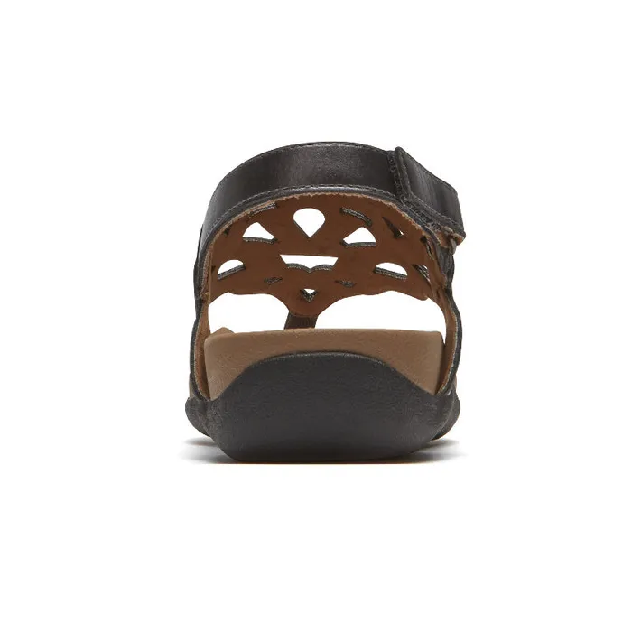 Women Rockport Sandals and Wedges Ridge Slingback Sandal Pewter