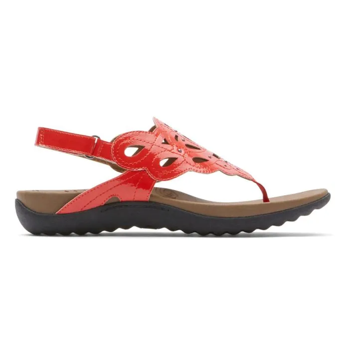 Women Rockport Sandals and Wedges Ridge Slingback Sandal Red