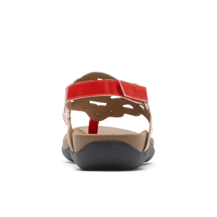 Women Rockport Sandals and Wedges Ridge Slingback Sandal Red