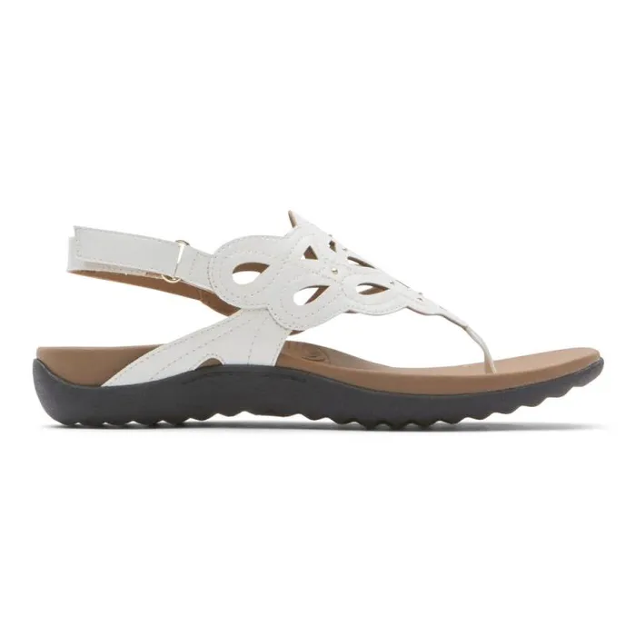 Women Rockport Sandals and Wedges Ridge Slingback Sandal Vanilla