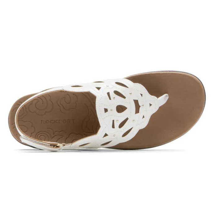 Women Rockport Sandals and Wedges Ridge Slingback Sandal Vanilla