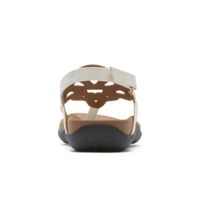 Women Rockport Sandals and Wedges Ridge Slingback Sandal White Bling