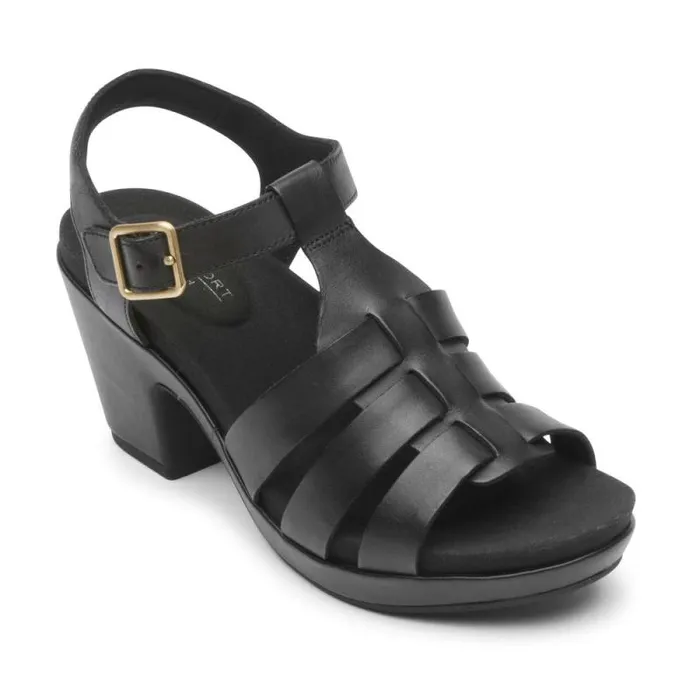 Women Rockport Sandals and Wedges Vivianne Sandal Black