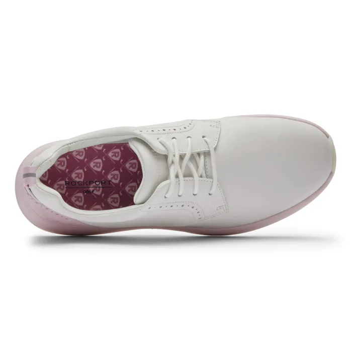Women Rockport Shoes ProWalker TruStride Tassel Golf Shoe Whitepink