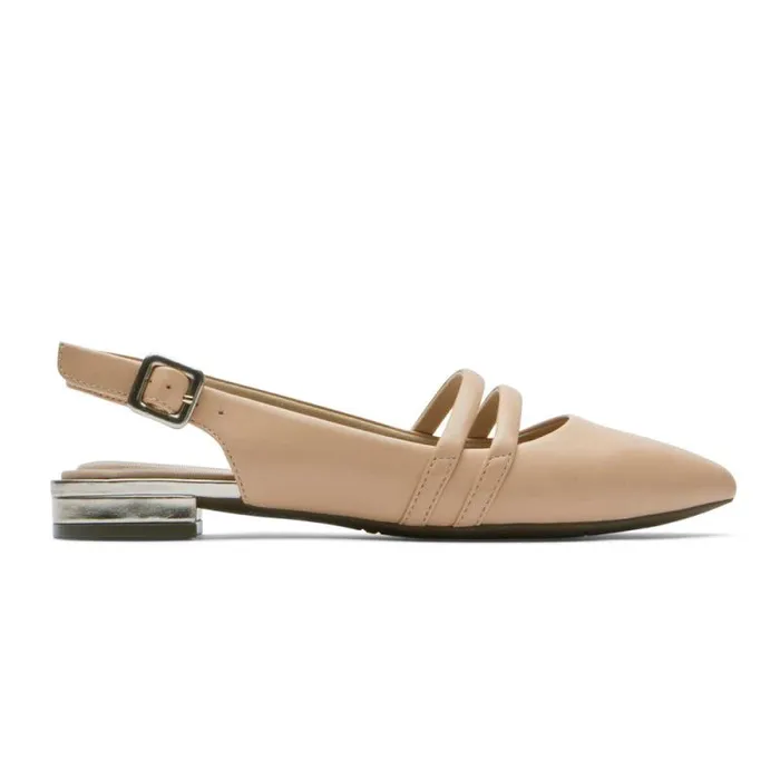 Women Rockport Shoes Total Motion Adelyn Strappy Slingback Shoe Farro