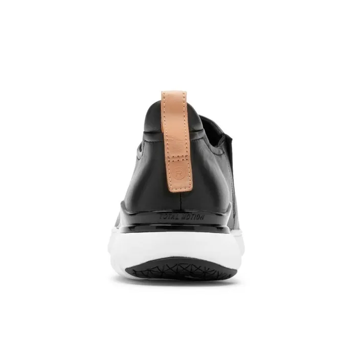 Women Rockport Shoes Total Motion Sport High SlipOn Shoe Black Leather