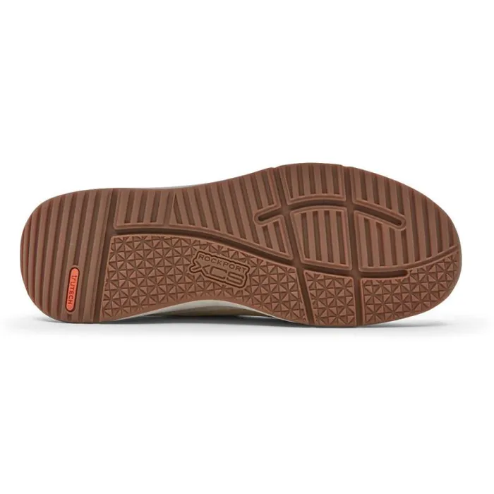 Women Rockport Shoes Total Motion XCS Trail LaceUp Shoe Taupe Waterresistant Eco