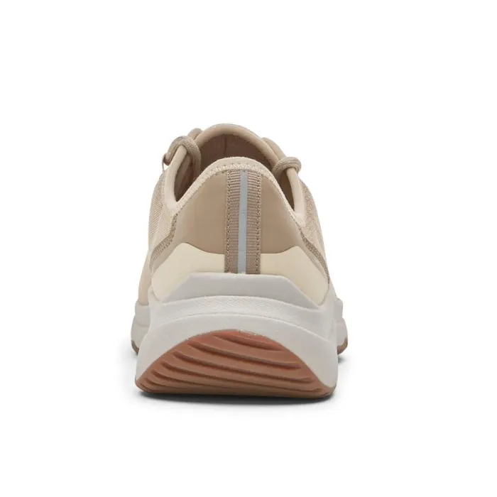 Women Rockport Shoes Total Motion XCS Trail LaceUp Shoe Taupe Waterresistant Eco