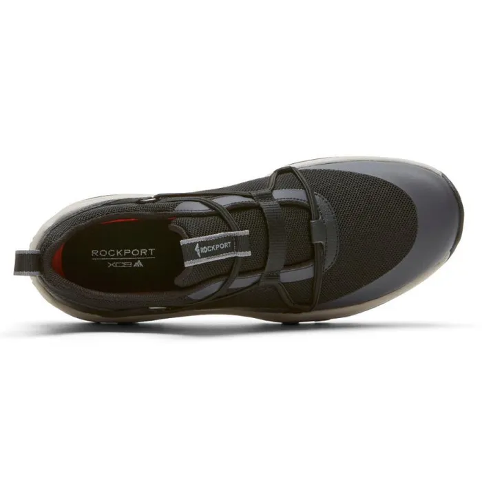 Women Rockport Shoes XCS Spruce Peak SlipOn Trekker Black