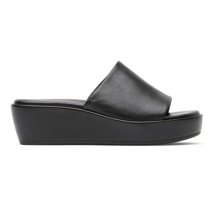 Women Rockport SlipOns Aubriella Slide Black