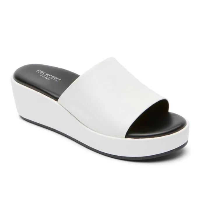 Women Rockport SlipOns Aubriella Slide White