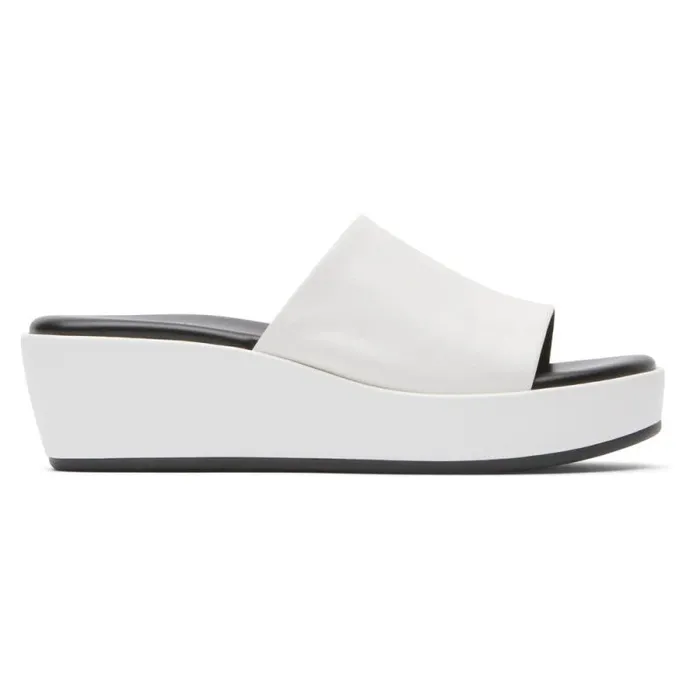 Women Rockport SlipOns Aubriella Slide White
