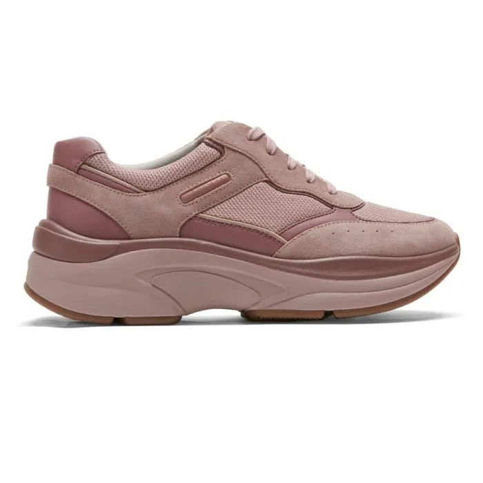 Women Rockport Sneakers Prowalker Eco Sneaker Mauve Suedetextile Eco