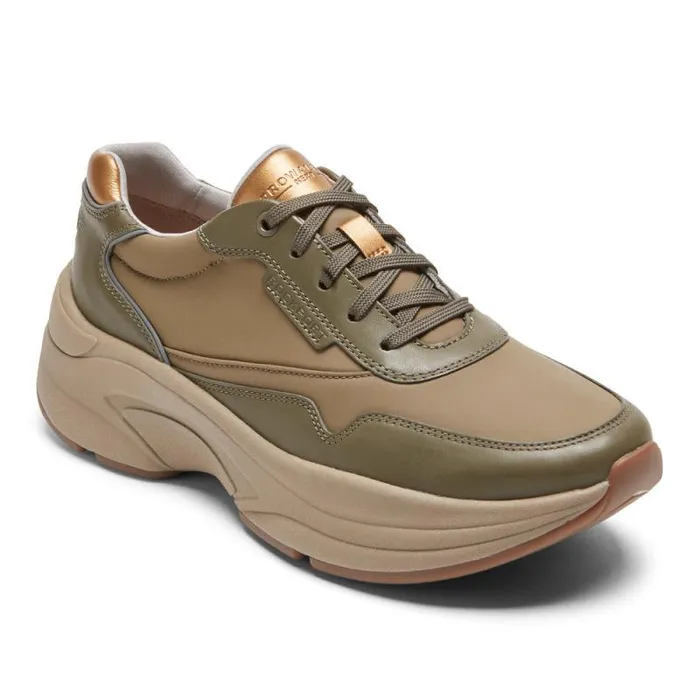 Women Rockport Sneakers Prowalker NEXT Sneaker Forest Lthrtextile