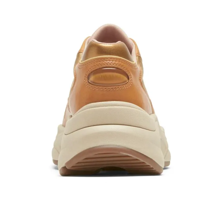 Women Rockport Sneakers Prowalker NEXT Sneaker Honey Lthrnubucktextile