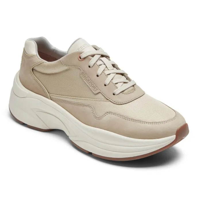 Women Rockport Sneakers Prowalker NEXT Sneaker Taupe Nubucktextile