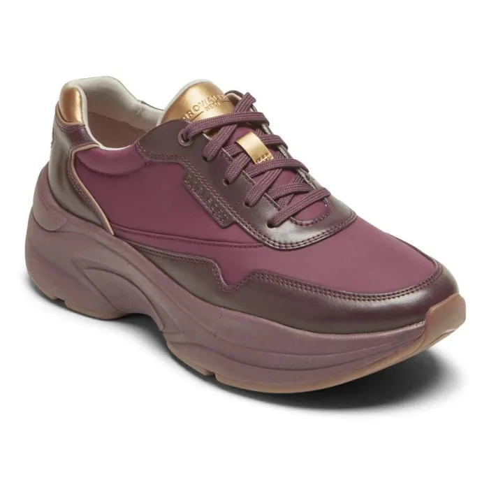 Women Rockport Sneakers Prowalker NEXT Sneaker Tawny Port Lthrtextile