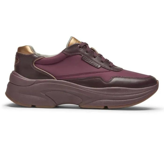 Women Rockport Sneakers Prowalker NEXT Sneaker Tawny Port Lthrtextile