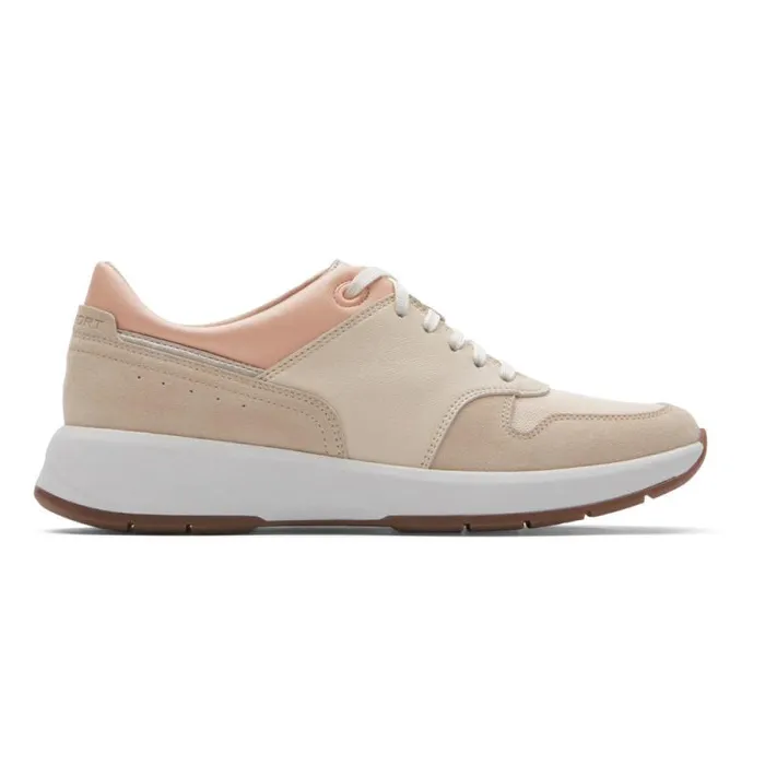 Women Rockport Sneakers ProWalker TruStride II Sneaker Vanilla Combo Eco