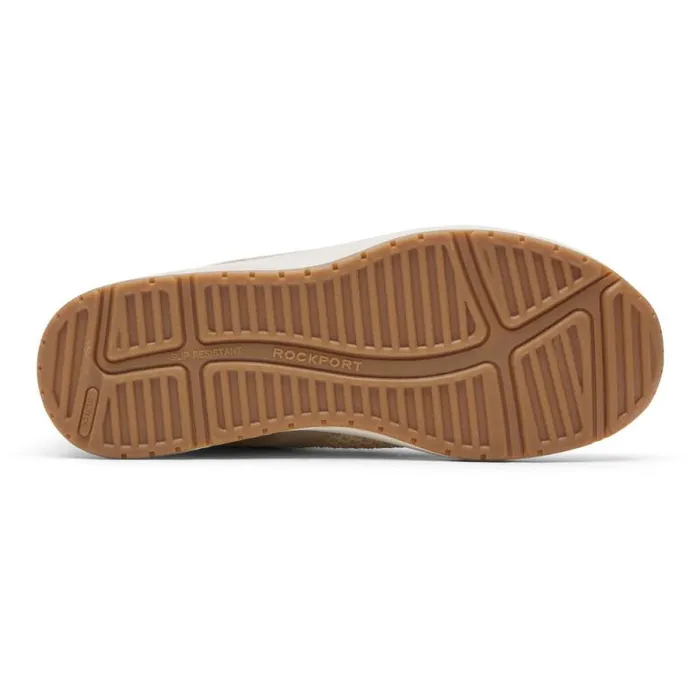 Women Rockport Sneakers ProWalker TruStride Zip Sneaker Vanilla