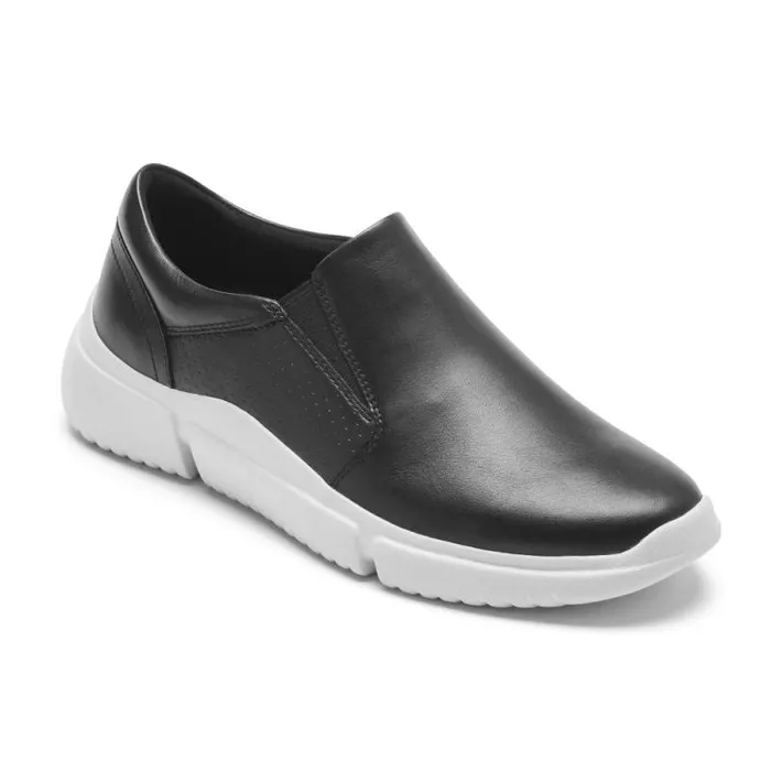 Women Rockport Sneakers REvolution Washable SlipOn Sneaker Black Washable Wwhite Sole Women Rockport Sneakers REvolution Washable SlipOn Sneaker Black Washable Wwhite Sole