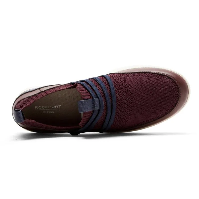 Women Rockport Sneakers TruFLEX Fly Washable Bungee Sneaker Oxblood