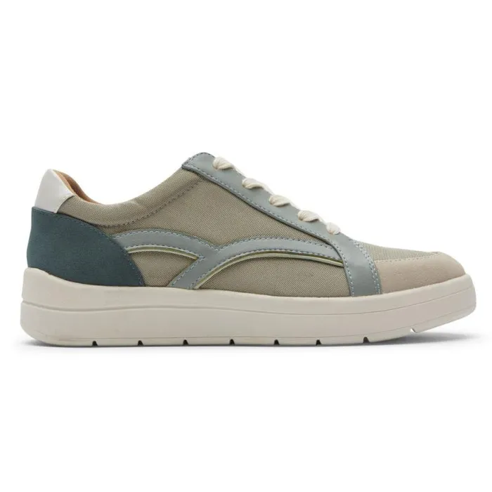 Women Rockport Sneakers TruFLEX Navya Retro Sneaker Green Textilesynthetic Eco