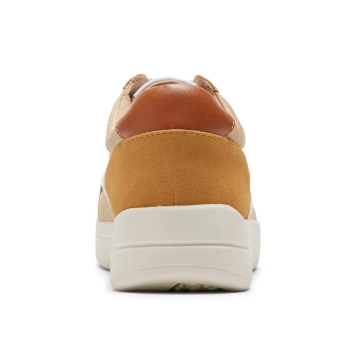 Women Rockport Sneakers TruFLEX Navya Retro Sneaker Mustard Textilesynthetic Eco