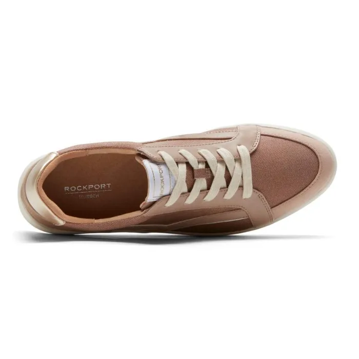 Women Rockport Sneakers TruFLEX Navya Retro Sneaker Pink Textilesynthetic Eco