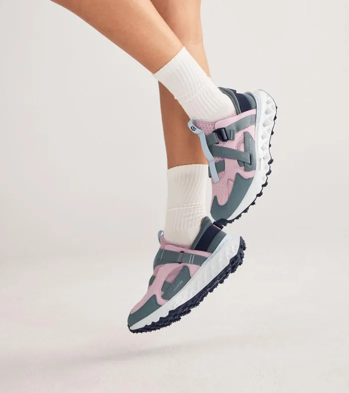 Women Running Shoes Cole Haan 5ZERGRAND Monk Strap Running Shoe Mauve Shadowsstormy Weatheroptic White